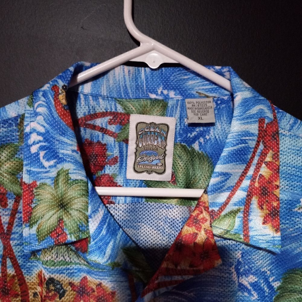 Vintage “Ocean Currents” original special brand aloha shirt - Picture 2 of 5